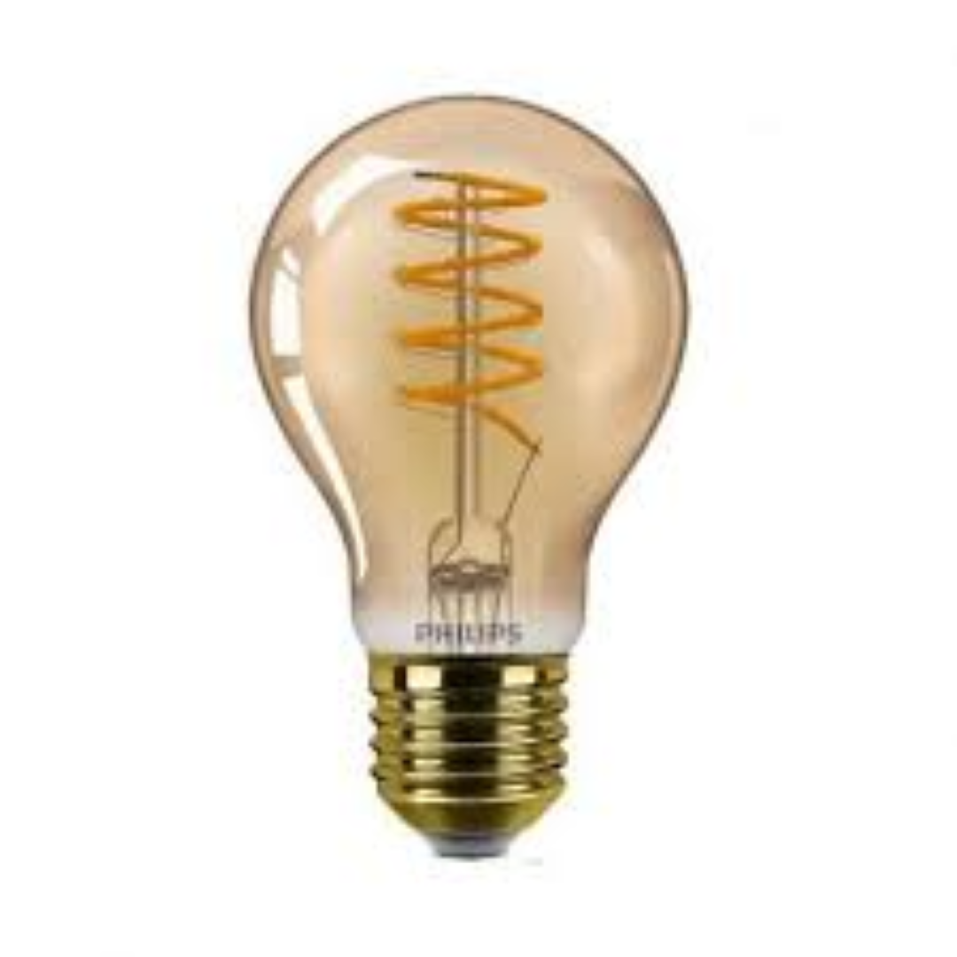 PHILIPS LED FILAMENT LAMP STD 4W E27 WW A60 AMBER